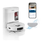 Bosch Spotless Advanced+ Robot Vacuum with Laser Mapping & 11,000Pa Suction – White