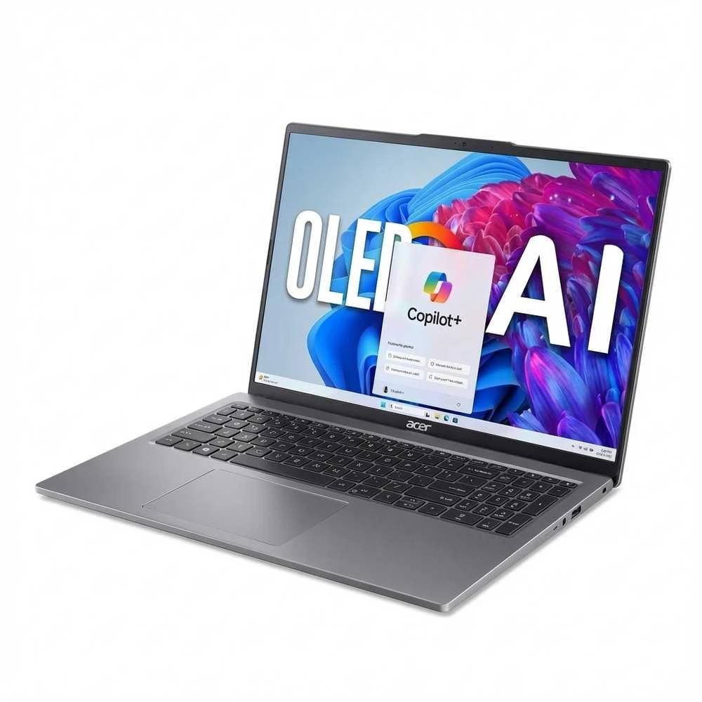 acer-aspire-16-ai-oled-a16-61m-r473-16-5ea6a7c486.webp Laptop Acer Aspire 16 AI OLED A16-61M-R473 16-inch WUXGA+ OLED Ryzen AI 5 330 16GB/512GB Win11 Copilot+ PC - Image 1
