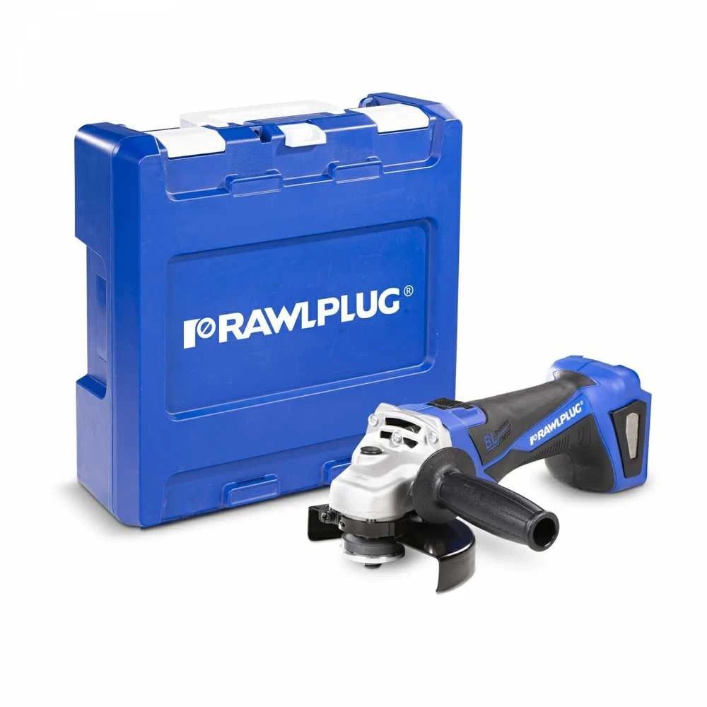 kampinis-slifuoklis-rawlplug-r-pag18-s-6506cde22b.webp Angle Grinder RawlPlug R-PAG18-S; 18 V (be akumuliatoriaus ir pakrovėjo) - Image 1
